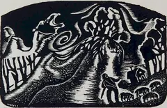 Helen West Heller, - ''Dune''-, woodcut, 1927
