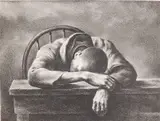 Joseph Hirsch, - ''Lunch Hour'' (Cole 5)-, lithograph, 1942