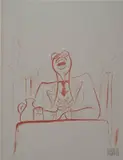 Al Hirschfeld, - ''Yeah Men''-, lithograph in colors, 1941