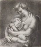 - ''Babe in Arms''- by Victoria Hutson Huntley, lithograph, ca. 1936, offered Jun 2015