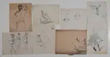 Henry G. Keller, - Sketches- 7, graphite on paper