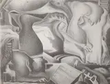 Ivan Messenger, - ''Transition''-, lithograph, ca. 1940