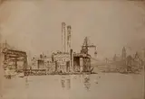 Joseph Pennell, - ''Hudson Avenue Completed'' (Wuerth 804)-