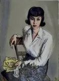 Benton Murdoch Spruance, - ''Portrait Miss M.H.'' (Fine and Looney 229)-