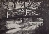 Harry Taskey, - ''Barge Canal''-, lithograph