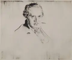 Walter Ernest Tittle, - ''Jacob Epstein''-, drypoint