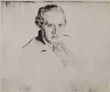 Walter Ernest Tittle, - ''Jacob Epstein''-, drypoint