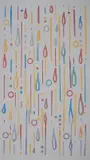 Roger Benedetti, - ''Shower Curtain''-, silkscreen in colors