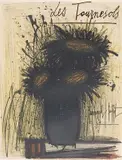 Bernard Buffet, - ''Les Tournesols''-, lithograph in colors