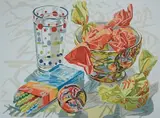 Janet Fish, - Candy-, lithograph in colors, 1996