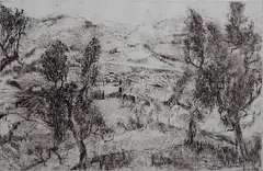 - ''Tuscany''- by Moishe Smith, etching, 1968, offered Jun 2015