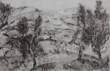 Moishe Smith, - ''Tuscany''-, etching, 1968