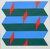 Joe Tilson, - ''Freeway #2''-, silkscreen in colors, 1965