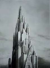 Jan Peter Tripp, - American Dream-, lithograph, 1991
