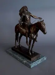 Cyrus Edwin Dallin, - ''Appeal to the Great Spirit''-, bronze sculpture