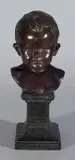 Jonathan Scott Hartley, - ''Cristie''-, bronze sculpture, 1899