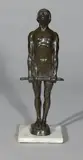 Anna C. Ladd, - Standing Warrior-, bronze sculpture, 1918