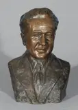 Edward Bruce Douglas, - Bust of American Ambassador to France-, bronze sculpture, 1929. 17''h