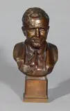 Edmondo Quattrochi, - ''Wendell Willkie''-, bronze sculpture, 1945