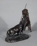 Malvina Hoffman, - ''Un Puyazo''-, bronze sculpture, 1953
