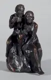 Leonard Craske, - Pan and Female-, bronze sculpture