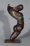 Erwin Binder, - ''Transcendence of Man''-, bronze sculpture, 1976