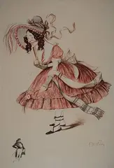 Abel Faivre, - ''La Misere Sociale de la Femme'' (I.F.F. III p.408, #39)(Bailly-Herzberg, p.115)-, lithograph, 1910, printed by Devambez, appears to be light struck, creases in margins and