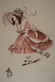 Abel Faivre, - ''La Misere Sociale de la Femme'' (I.F.F. III p.408, #39)(Bailly-Herzberg, p.115)-, lithograph, 1910, printed by Devambez, appears to be light struck, creases in margins and