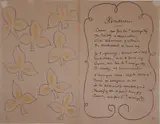 - ''Rondeau''- by Henri Matisse, lithograph in colors, page 85 from the book 'Poemes de Charles d'Orleans', offered Mar 2015