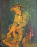 George Luks, - ''The Scout Master''-