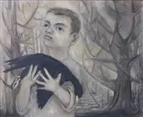Betty Chapman, - ''Once''-, oil on canvas, 1957