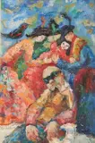 Helen E. Bowen, - ''Nostalgia''-, oil on canvas