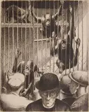 Mabel Dwight, - ''Brothers'' (Robinson and Pirog 25)-, lithograph, 1928