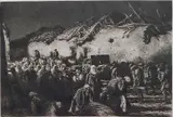 Kerr Eby, - ''Refugees'' (Giardina 180)-, etching, 1933