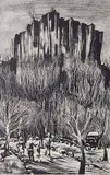 Benjamin Abramowitz, - ''Palisades''-, lithograph