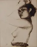 John Kelly, - ''Konani, Hawaii''-, etching