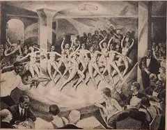 William Wolfson, - ''Crazy Rythm''-, lithograph, 1929