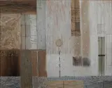 Richard Gosminski, - Street Scene-, gouache on paper