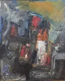 James Johnson, - Untitled (A284)-, oil on canvas