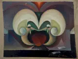 Norbert Lenz, - Untitled-, oil on panel
