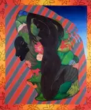 Grace Bishko, - ''Mother and Daughter''-, acrylic on canvas, 1983