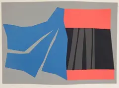 Harold Krisel, - ''Open Parade''-, silkscreen in colors, 1970