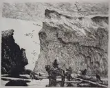 Frank N. Wilcox, - ''Fisherman of Perce''-, etching, 1928