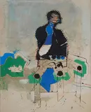 Miguel Condé, - Untitled-, oil on canvas, 1968