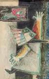 Pinchas Shaar, - Untitled-, oil on canvas