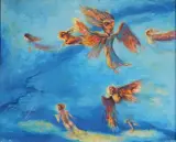 Nathaniel E Reich, - Untitled-, oil on masonite