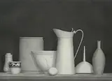William Bailey, - Untitled (Still-Life)-