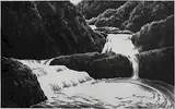 April Gornik, - ''Cascading Waterfall''- softground, etching and spitbite aquatint, 1998