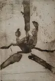 Robert Motherwell, - ''Paroles Peintes III: Untitled'' (Engberg & Banach 55)-