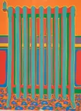 Clayton Pond, - ''Radiator''-, silkscreen in colors